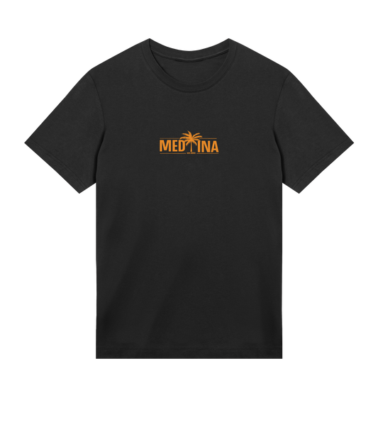 Medina T-Shirt Black – Orange Logo